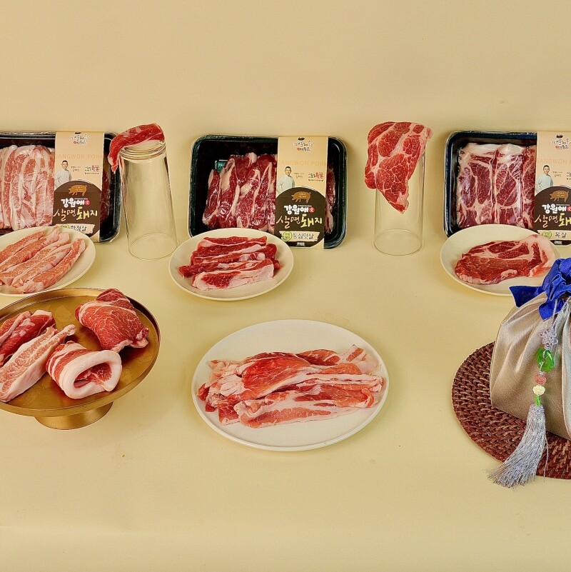 상호맘,[상호맘] 강원도 무항생제 삼겹살 500g / 냉장 당일출고 / 지사 인증 한돈